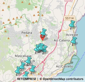 Mappa Via Aldo Moro, 95029 San Giovanni la punta CT, Italia (5.2725)