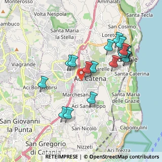 Mappa Via S. Maria del Sangue, 95022 Aci Catena CT, Italia (2.194)