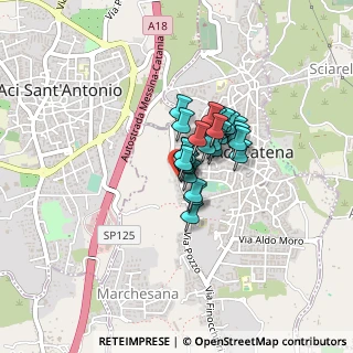 Mappa Via S. Maria del Sangue, 95022 Aci Catena CT, Italia (0.24741)