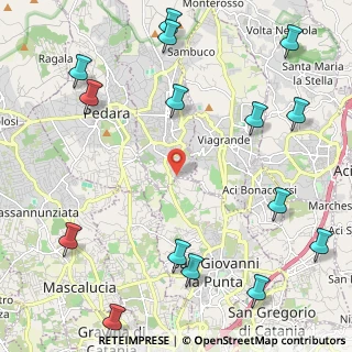 Mappa Via Aglialoro, 95039 Trecastagni CT, Italia (3.43333)