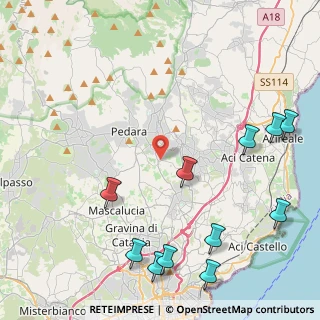 Mappa Via Aglialoro, 95039 Trecastagni CT, Italia (6.40091)