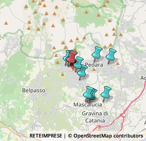 Mappa Via Alexander Fleming, 95030 Mascalucia CT, Italia (2.51667)