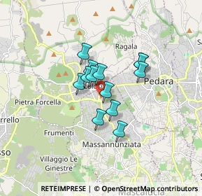 Mappa Via Alexander Fleming, 95030 Mascalucia CT, Italia (1.23308)