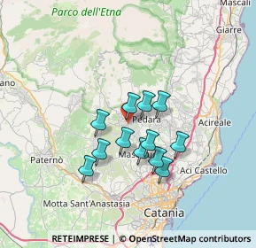 Mappa Via Alexander Fleming, 95030 Mascalucia CT, Italia (5.78083)