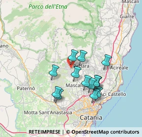 Mappa Via Alexander Fleming, 95030 Mascalucia CT, Italia (6.80615)