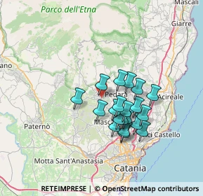 Mappa Via Alexander Fleming, 95030 Mascalucia CT, Italia (6.118)
