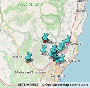 Mappa Via Alexander Fleming, 95030 Mascalucia CT, Italia (6.3605)