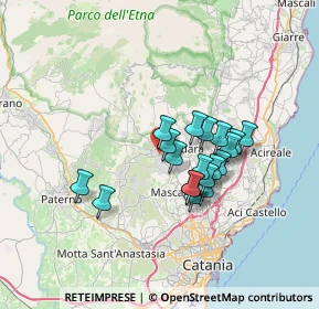 Mappa Via Antonello da Messina, 95030 Mascalucia CT, Italia (6.04842)