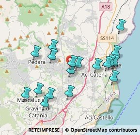 Mappa Via Sacerdote Andrea Strano, 95029 Viagrande CT, Italia (4.31944)