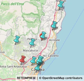 Mappa Via Sacerdote Andrea Strano, 95029 Viagrande CT, Italia (9.53167)