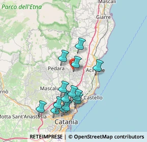 Mappa Via Sacerdote Andrea Strano, 95029 Viagrande CT, Italia (8.03143)