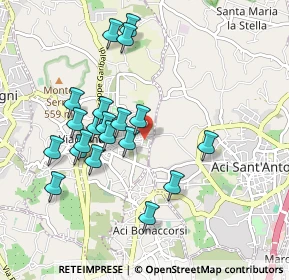 Mappa Via Sacerdote Andrea Strano, 95029 Viagrande CT, Italia (1.0105)