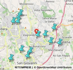 Mappa Via Sacerdote Andrea Strano, 95029 Viagrande CT, Italia (2.56)