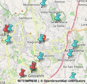 Mappa Via Sacerdote Andrea Strano, 95029 Viagrande CT, Italia (3.19571)