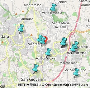 Mappa Via Sacerdote Andrea Strano, 95029 Viagrande CT, Italia (2.1925)