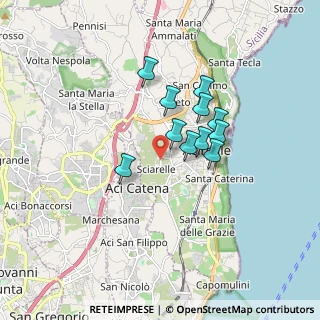 Mappa Via Antillo, 95024 Acireale CT, Italia (1.42)