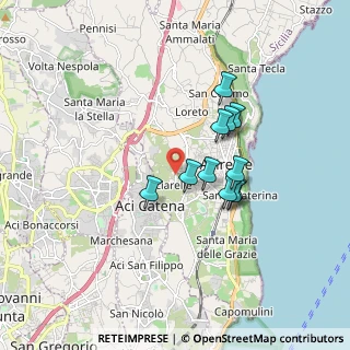Mappa Via Antillo, 95024 Acireale CT, Italia (1.51727)