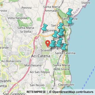 Mappa Via Antillo, 95024 Acireale CT, Italia (1.56417)