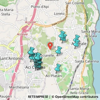 Mappa Via Antillo, 95024 Acireale CT, Italia (1.0115)
