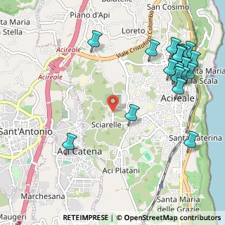 Mappa Via Antillo, 95024 Acireale CT, Italia (1.518)