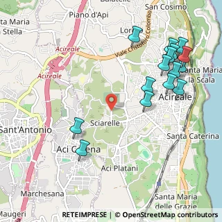 Mappa Via Antillo, 95024 Acireale CT, Italia (1.38667)