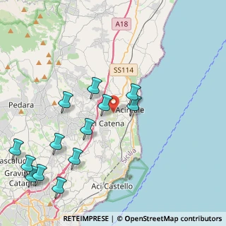 Mappa Via Antillo, 95024 Acireale CT, Italia (5.62923)