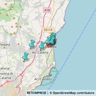 Mappa Via Amilcare Ponchielli, 95024 Acireale CT, Italia (1.57727)