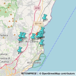 Mappa Via Amilcare Ponchielli, 95024 Acireale CT, Italia (2.84727)