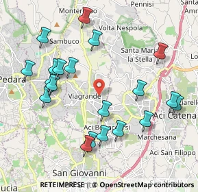 Mappa Via Don Bosco, 95039 Viagrande CT, Italia (2.454)