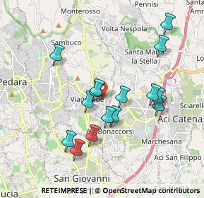 Mappa Via Don Bosco, 95039 Viagrande CT, Italia (1.942)