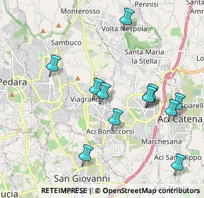 Mappa Via Don Bosco, 95039 Viagrande CT, Italia (2.26333)