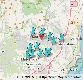 Mappa Corso Alcide De Gasperi, 95039 Trecastagni CT, Italia (3.34769)
