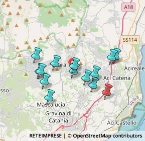 Mappa Corso Alcide De Gasperi, 95039 Trecastagni CT, Italia (3.56)