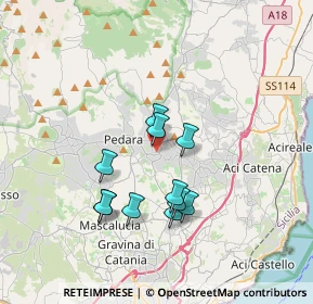 Mappa Corso Alcide De Gasperi, 95039 Trecastagni CT, Italia (3.37182)