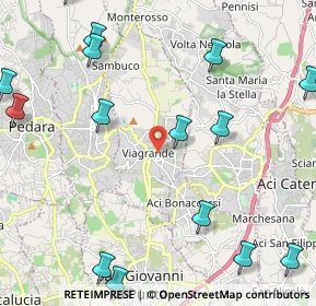 Mappa Via Luigi Capuana, 95029 Viagrande CT, Italia (3.364)