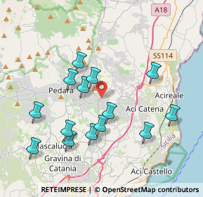 Mappa Via Luigi Capuana, 95029 Viagrande CT, Italia (4.28643)