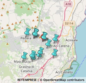 Mappa Via Luigi Capuana, 95029 Viagrande CT, Italia (2.84929)