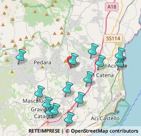 Mappa Via Luigi Capuana, 95029 Viagrande CT, Italia (4.98071)