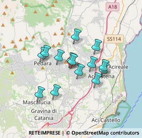 Mappa Via Luigi Capuana, 95029 Viagrande CT, Italia (2.97)