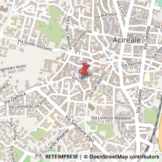 Mappa Vicolo Anastasi, 12, 95024 Acireale, Catania (Sicilia)
