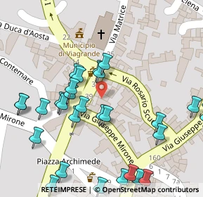 Mappa Piazza S. Mauro, 95029 Viagrande CT, Italia (0.06552)