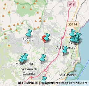 Mappa Piazza S. Mauro, 95029 Viagrande CT, Italia (5.22333)