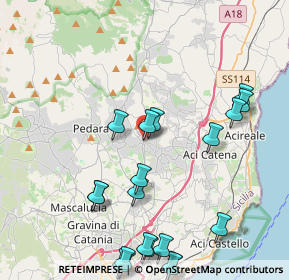 Mappa Piazza S. Mauro, 95029 Viagrande CT, Italia (5.7565)