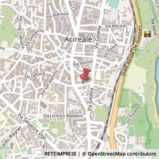Mappa Via Giuseppe Sciuti, 27, 95024 Acireale, Catania (Sicilia)
