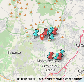 Mappa Via Filippo Turati, 95030 Pedara CT, Italia (3.00583)