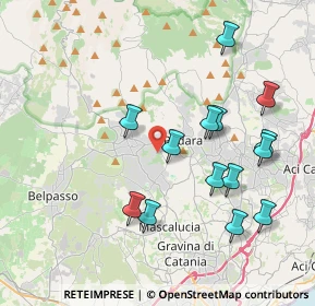 Mappa Via Filippo Turati, 95030 Pedara CT, Italia (4.53643)