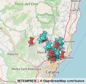 Mappa Via Filippo Turati, 95030 Pedara CT, Italia (6.234)