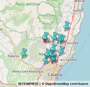 Mappa Via Filippo Turati, 95030 Pedara CT, Italia (6.45308)