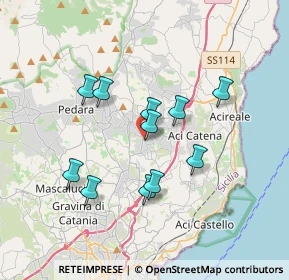 Mappa Via Vittorio Veneto, 95020 Aci Bonaccorsi CT, Italia (3.39727)