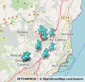 Mappa Via Vittorio Veneto, 95020 Aci Bonaccorsi CT, Italia (3.19692)